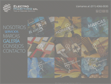 Tablet Screenshot of electromaritimo.com.ar